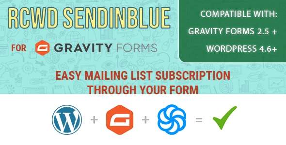 Rcwd Sendinblue for Gravity Forms