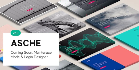 Asche Plugin – Coming Soon, Maintenance Mode, Login Designer