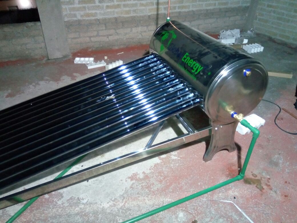 Minero Mecánica perturbación Instalacion de calentador solar Global Energy. - GlobalEnergy-Mexico